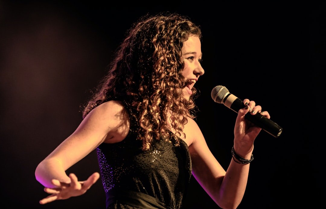 singer performing live